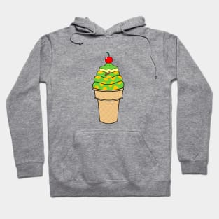 cute ice cream snake Hoodie